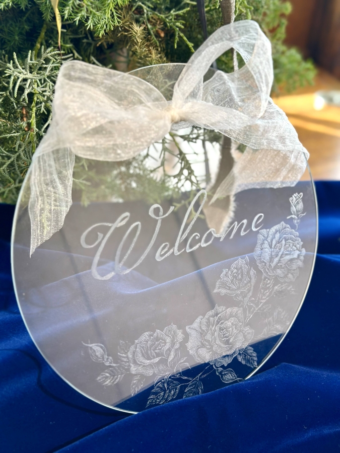 繊細な模様が美しい！グラスリッツェン×高透過ガラス｜お客様使用例